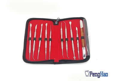 cire dentaire de laboratoire de l'acier inoxydable 10pcs/Set découpant des kits d'instrument d'outils