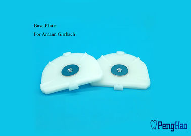 Utilisation dentaire en plastique blanche de laboratoire d'embase pour Amann Girrbach