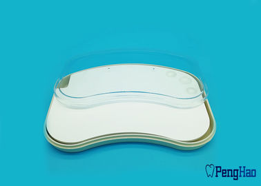 Approvisionnements dentaires de laboratoire de petit modèle/plat de arrosage en céramique avec le couvercle de plastique transparent