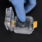 Le laboratoire dentaire de matière plastique usine la boîte de rangement de dentier de caisse d'arrêtoir de dent de membrane