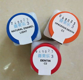 Le laboratoire dentaire de poudre de porcelaine usine le matériel de dentier de Ceramco 3 d'original de 100% pour le métal