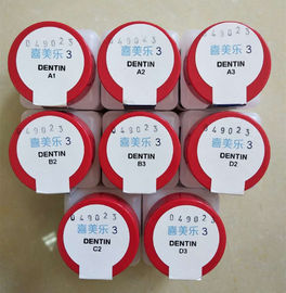 Le laboratoire dentaire de poudre de porcelaine usine le matériel de dentier de Ceramco 3 d'original de 100% pour le métal