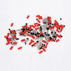 Accessoires oraux dentaires en plastique rouges d'équipements de thérapie de goujon pour l'utilisation de laboratoire