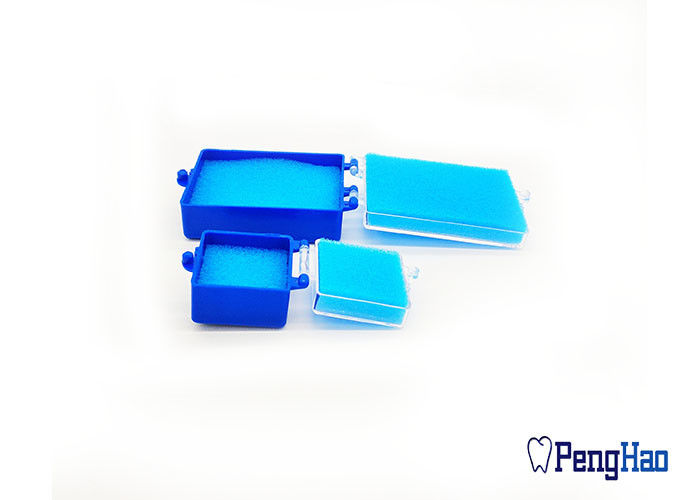 Boîte en plastique carrée de dent, produits dentaires de laboratoire avec l'éponge/caisse dentaire d'arrêtoir
