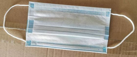 masque protecteur protecteur jetable de 3 textiles non tissés de couche (le centre est le tissu de Fonte-Brown)